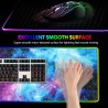 AIMSA RGB Gaming Mouse Pad Extended, Large Led Mousepads Non-Slip Rubber Base with 14 Lighting Modes, Computer Keyboard Mat