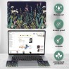 AIMSA Laptop Skin Sticker Decal, 12 13 13.3 14 15 15.4 15.6 inch Laptop Art Decal Protector Notebook Netbook PC Flowers Plants