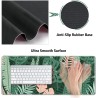 AIMSA Large Gaming Mouse Pad Set Keyboard Wrist Rest Support Mouse Pad, Ergonomic Memory Foam Multifunctional Extended Desk Mat