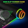 AIMSA Wireless Charging RGB Gaming Mouse Pad 15W, Extended LED Desk Mat Protector 14 Light Modes Extra Large Mousepad Non-Slip