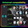 AIMSA Wireless Charging RGB Gaming Mouse Pad 15W, Extended LED Desk Mat Protector 14 Light Modes Extra Large Mousepad Non-Slip