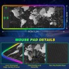 AIMSA Wireless Charging RGB Gaming Mouse Pad 15W, Extended LED Desk Mat Protector 14 Light Modes Extra Large Mousepad Non-Slip