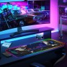 AIMSA Wireless Charging RGB Gaming Mouse Pad 15W, Extended LED Desk Mat Protector 14 Light Modes Extra Large Mousepad Non-Slip